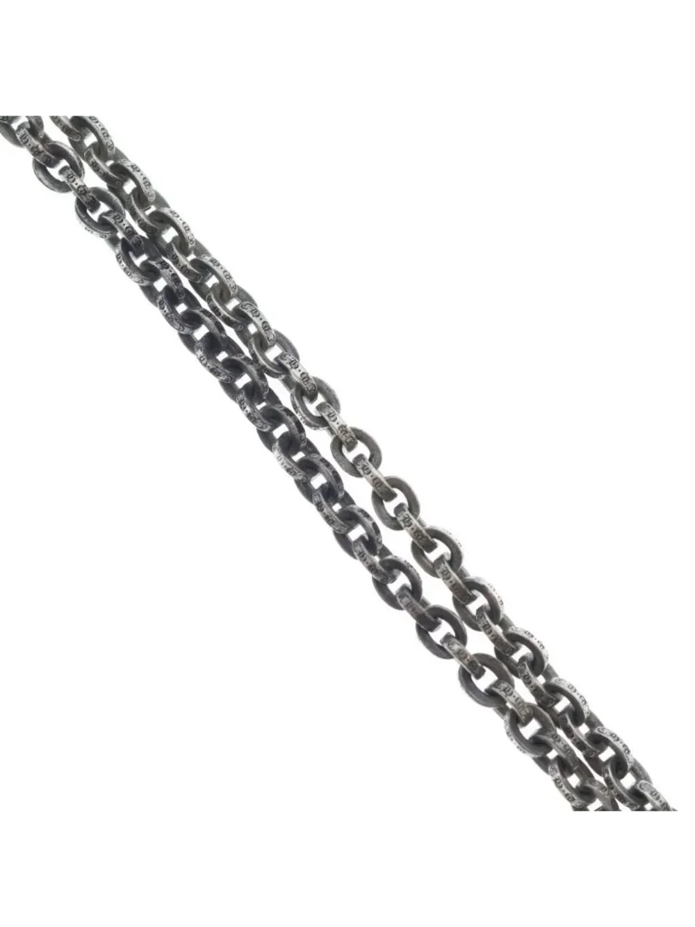 Chrome Hearts Paper Chain 24 Necklace Silver